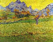 Vincent Van Gogh Meadow in the Mountains Le Mas de Saint Paul painting